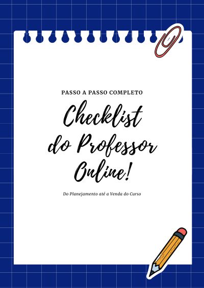 Checklist do Professor Online